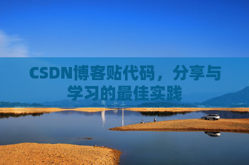 CSDN博客贴代码，分享与学习的最佳实践